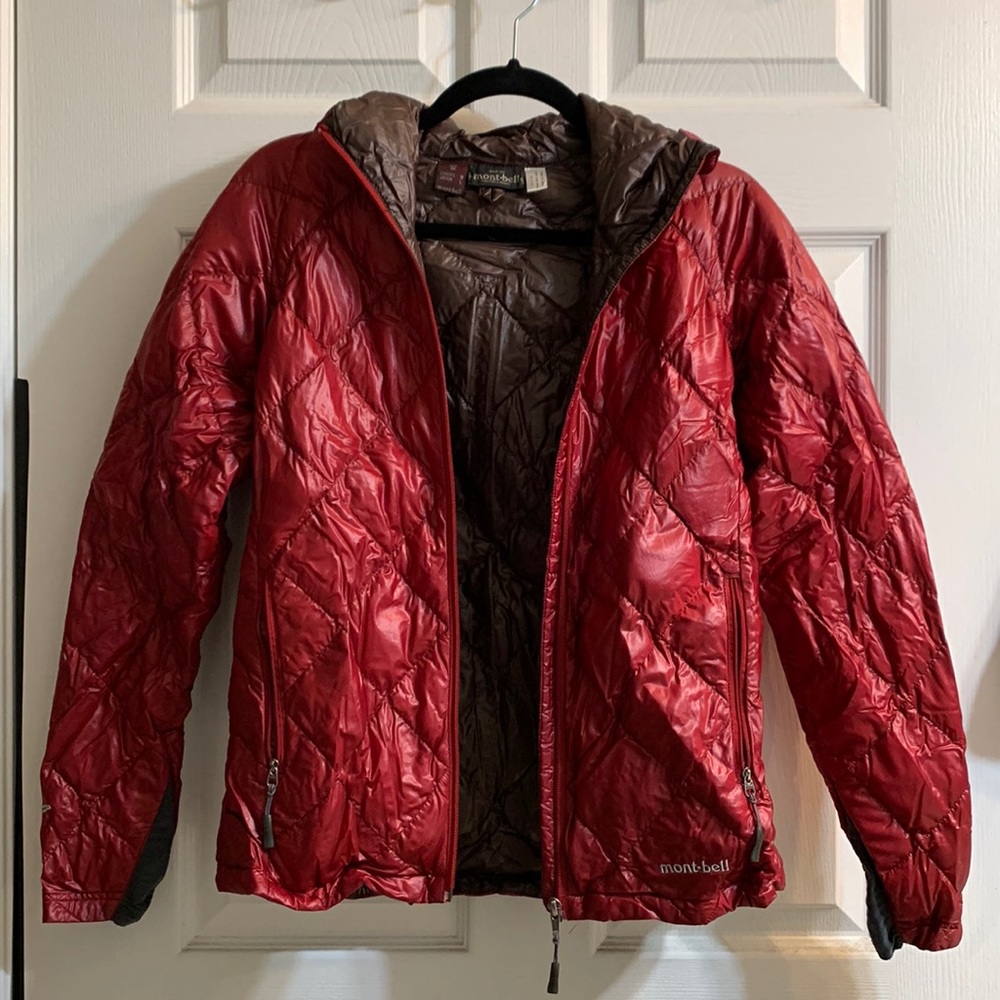 Goose Down Feather Insulated Puffer Jacket / Sweater - M